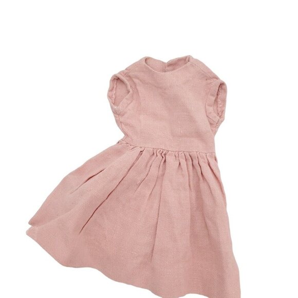 Lot of 3 Cissy 20" Doll Dresses Vintage Handmade Pink Purple Striped *See - Picture 3 of 16